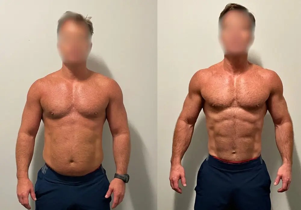 Authentische Transformation eines Athletic M Klienten